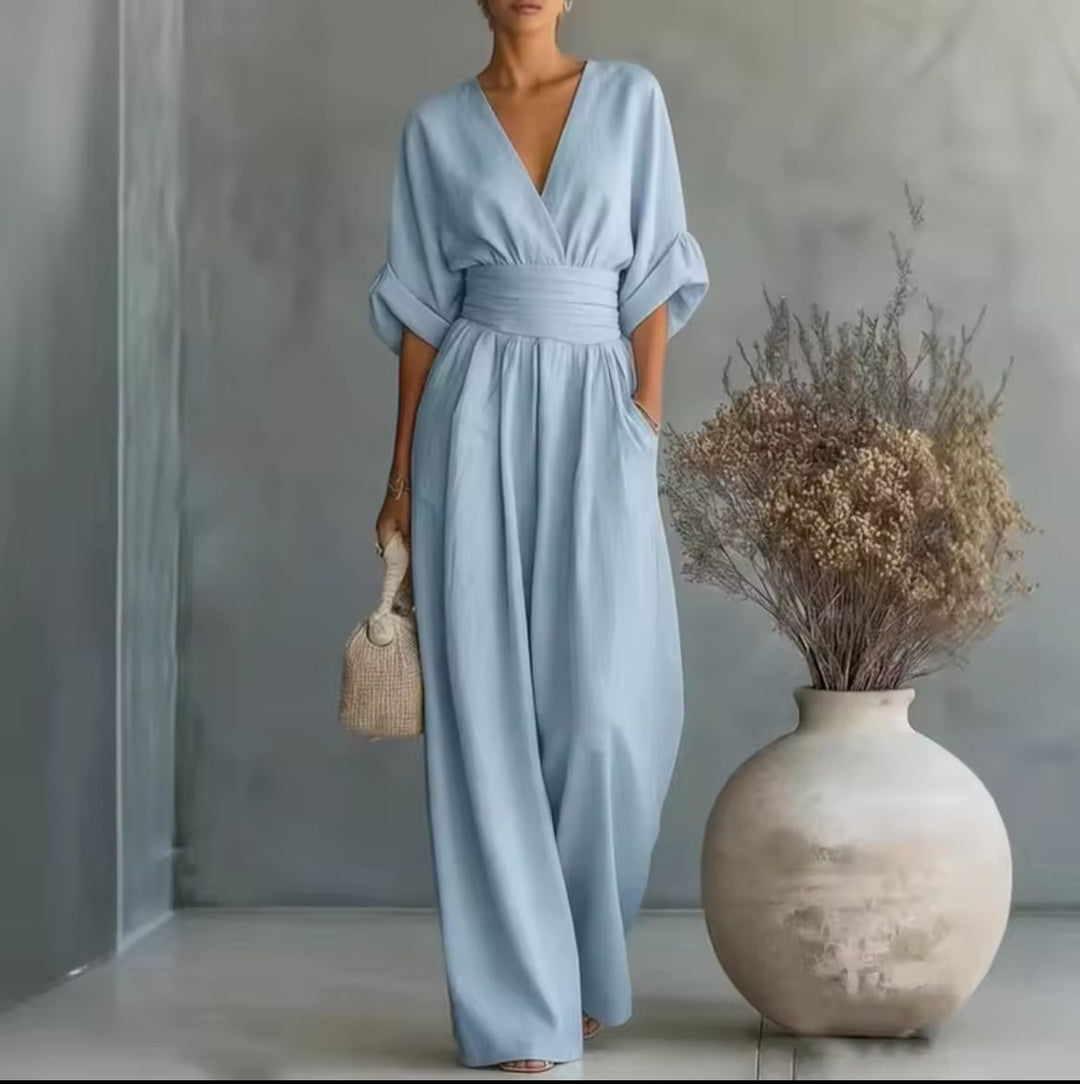 Alessia | Elegant Wide-Leg Jumpsuit