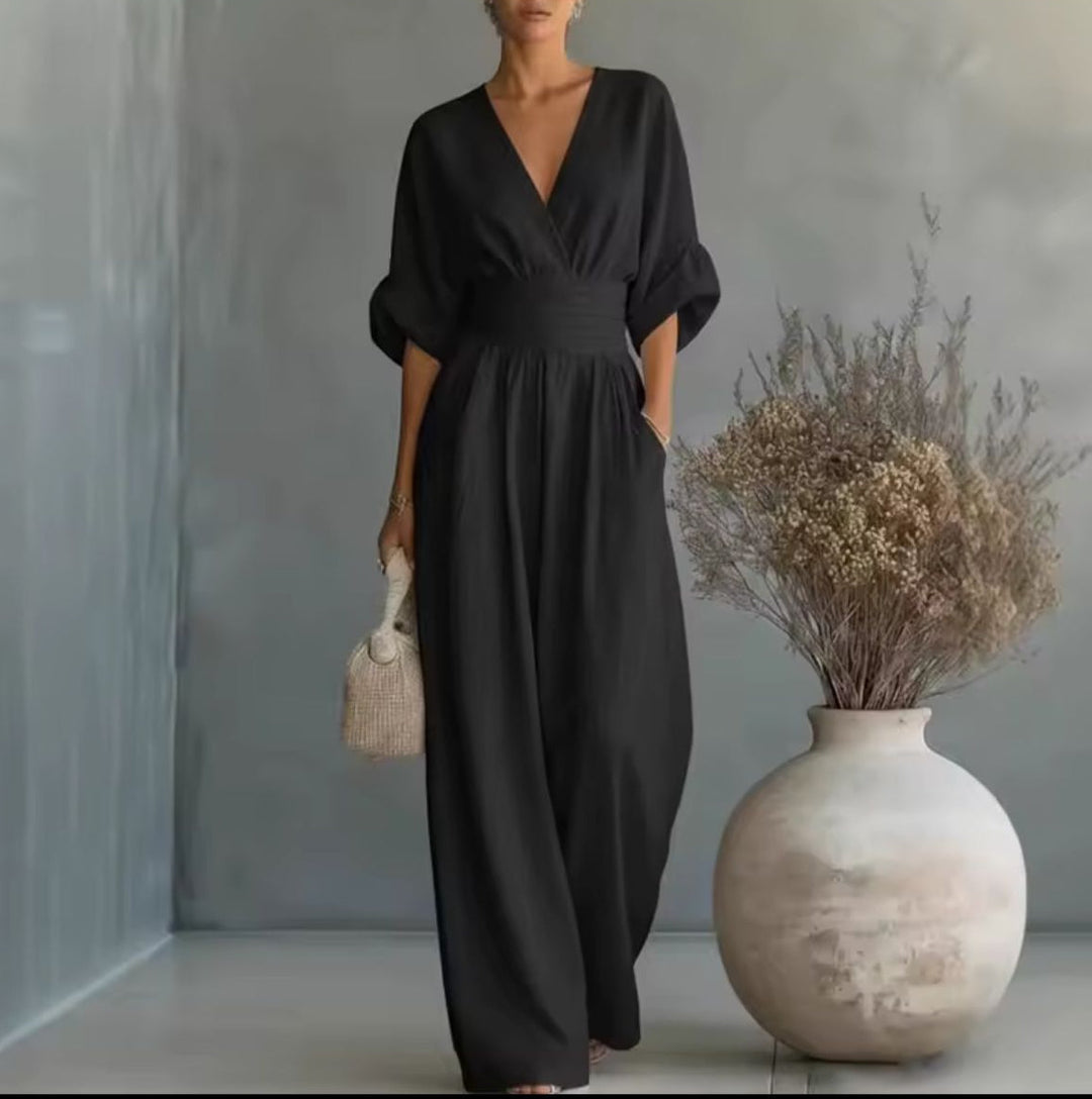 Alessia | Elegant Wide-Leg Jumpsuit
