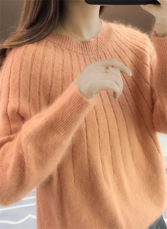 Caitlyn | Stylish Ribbed Knit Sweater