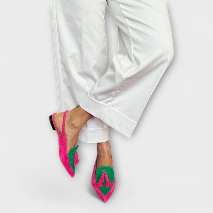 Dorotea | Colour Play with Tassel Design