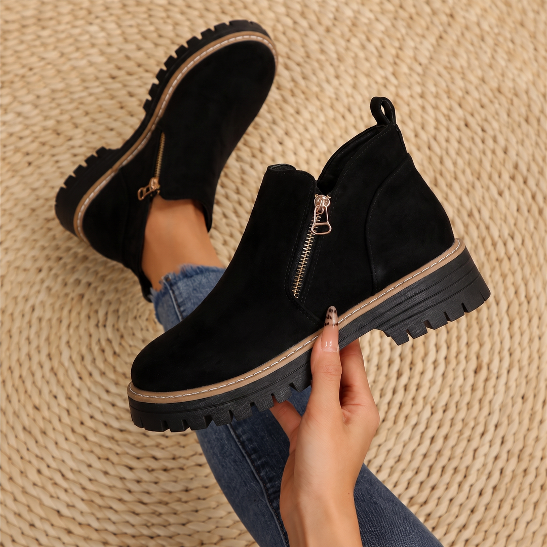 Harriet | Comfort Zip Ankle Boots