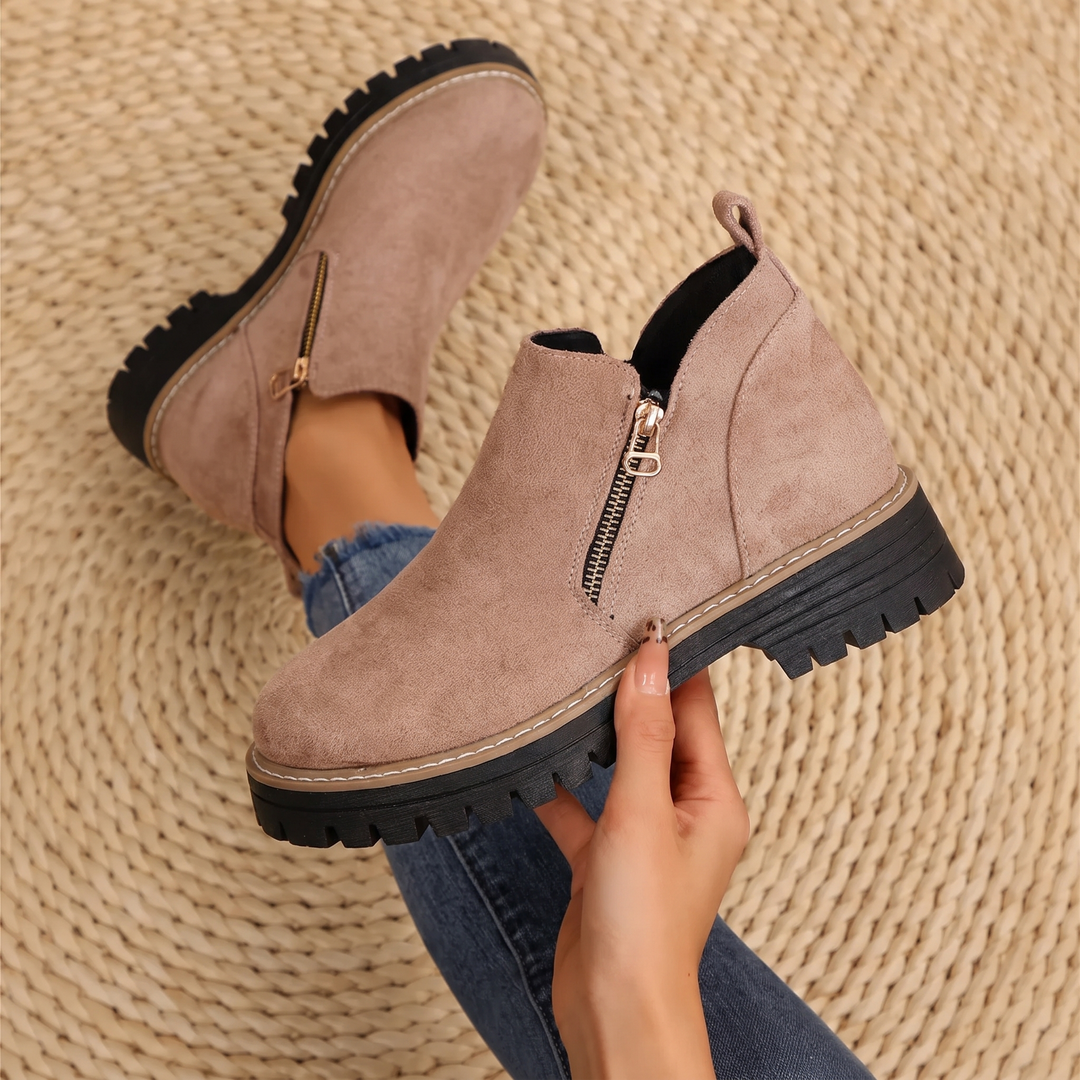 Harriet | Comfort Zip Ankle Boots