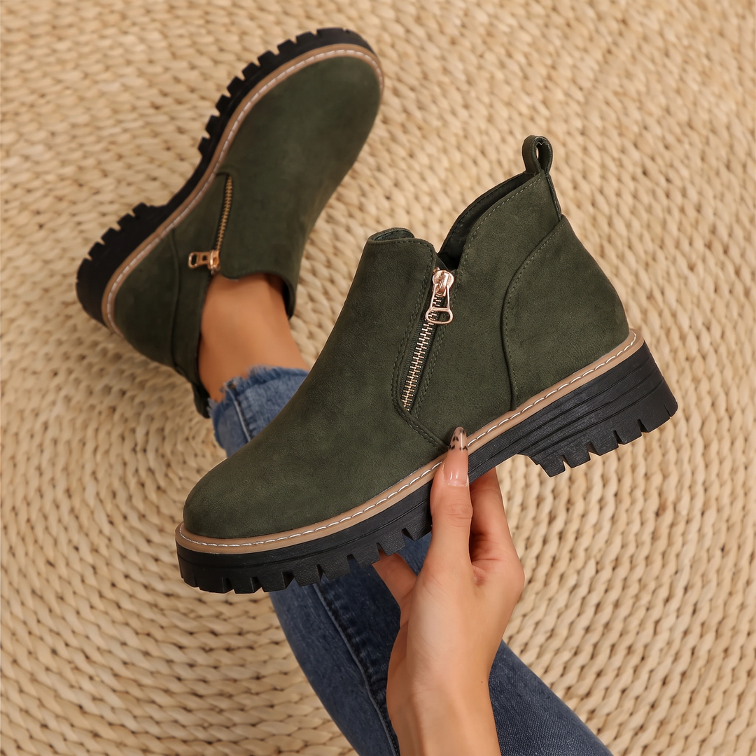 Harriet | Comfort Zip Ankle Boots