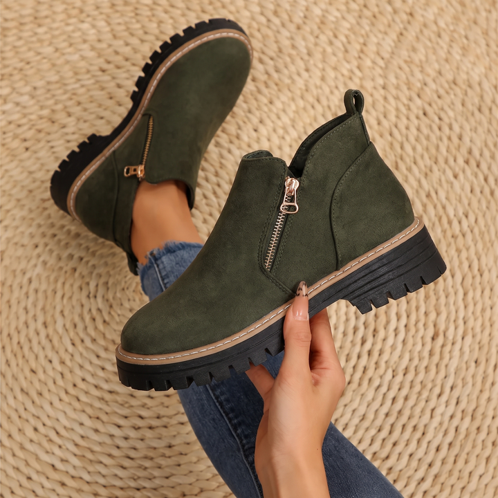 Harriet | Comfort Zip Ankle Boots