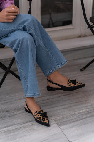 Valentina | Elegant Leopard Flats